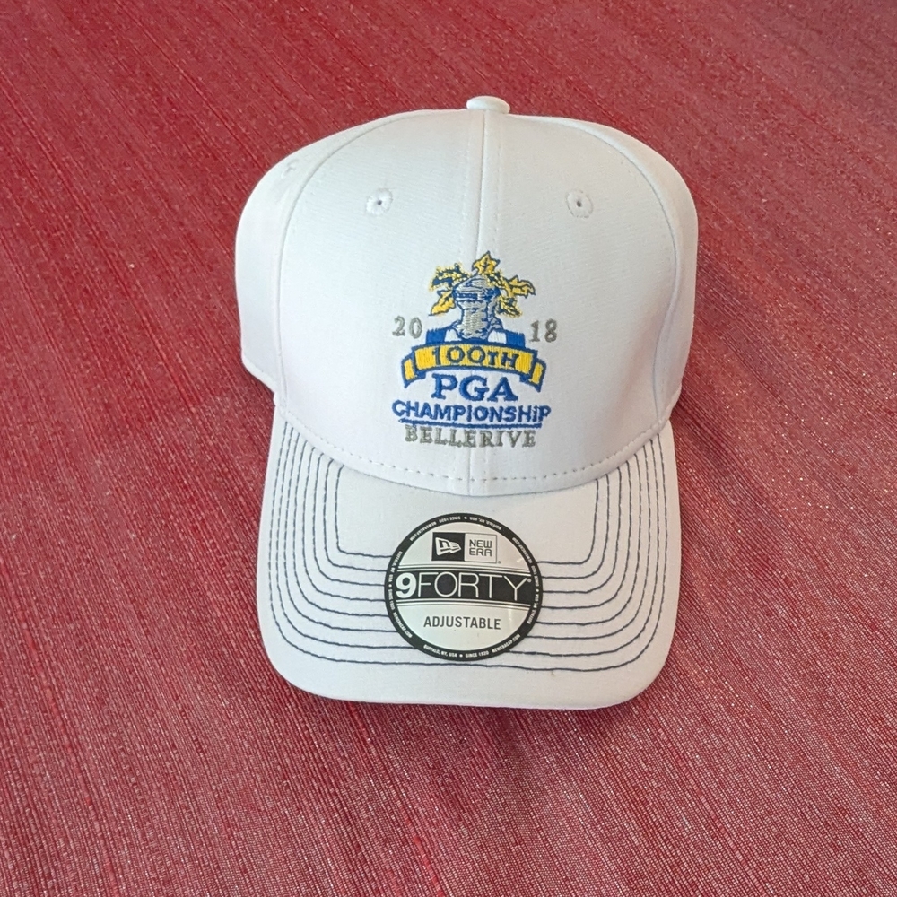 New Era White PGA Championship Adjustable Hat